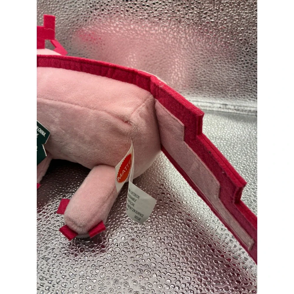 Minecraft Caves & Cliffs Axolotl Pink Plush Toy Mattel HBT42 New with Tags‎